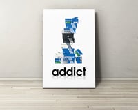 Addict Trainer Stack Aluminium Wall Sign Plaque