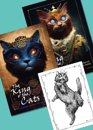 'The King o' the Cats' - SCOTS and ENGLISH double pack with free print!