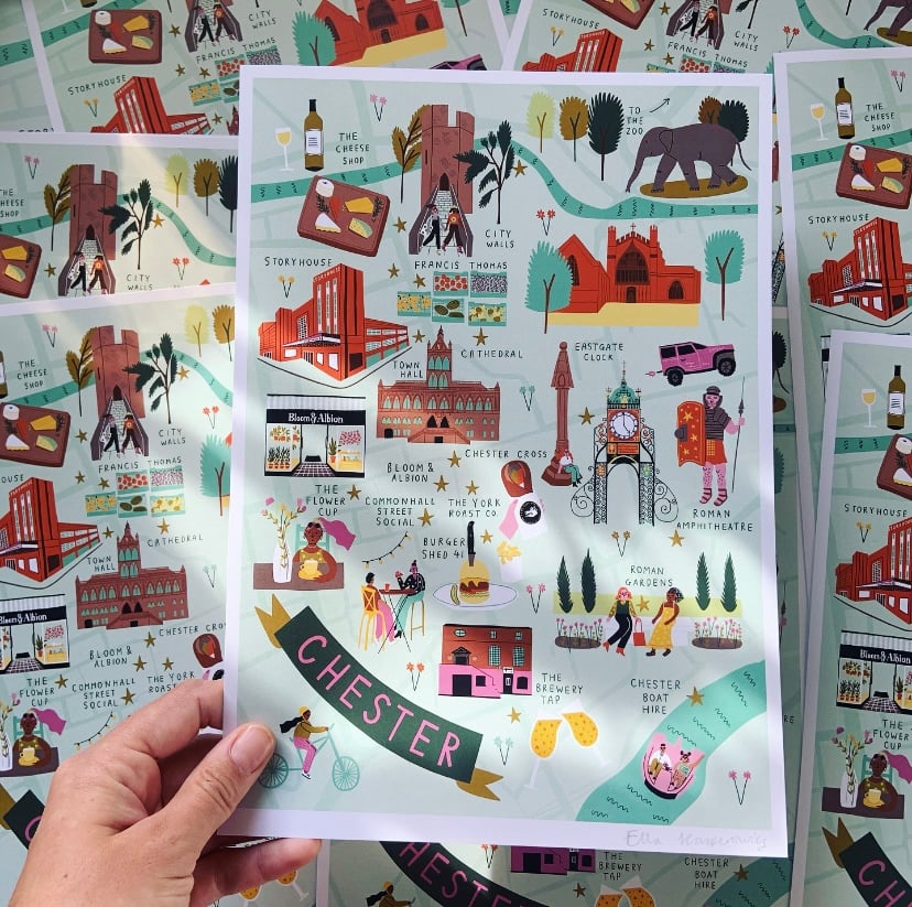 Image of *SUPER SECONDS* Chester Map 