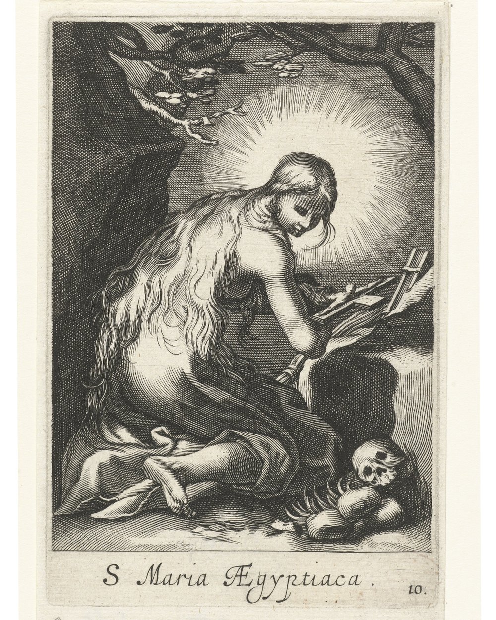 "Saint Mary of Egypt as hermitess" (1590 - 1662)