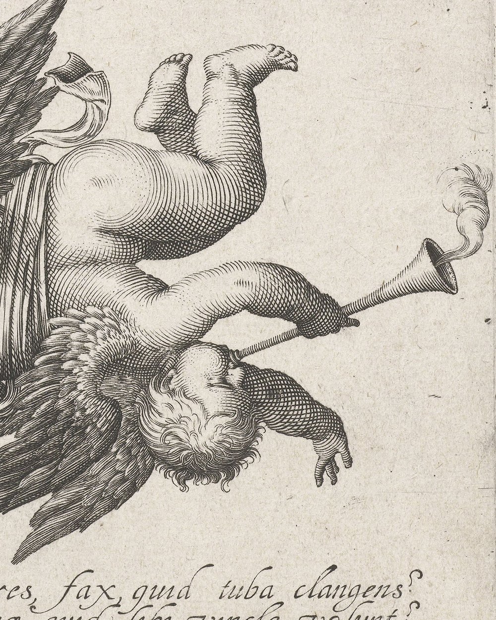 "Two gods of love (Amor) connected by a ribbon" (1590 - 1633)