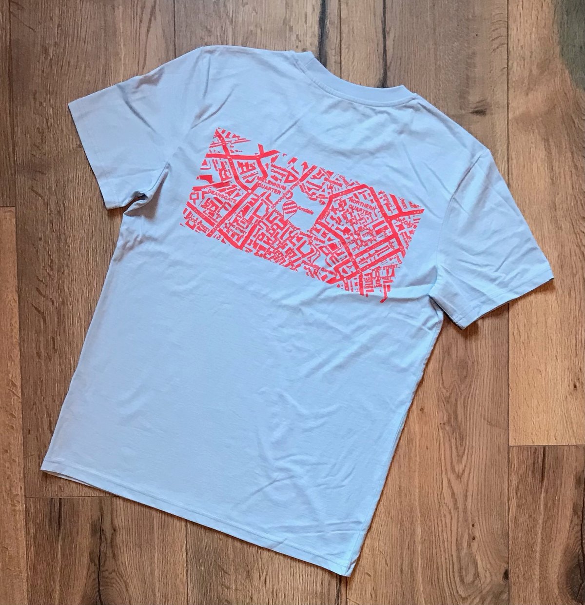 Image of SALE: Manchester Map Tee Sky