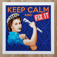 Image 1 of CAROLE B. - Keep calm and fix it (tirage)