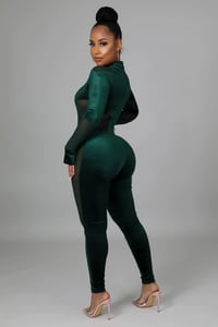 Image 3 of His Obsession Jumpsuit (Green)