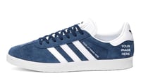 Adidas Gazelle Navy / White Custom