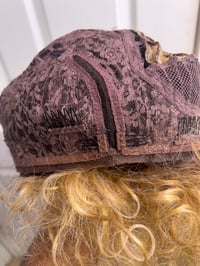 Image 3 of Dark Root Blonde Curly Wig