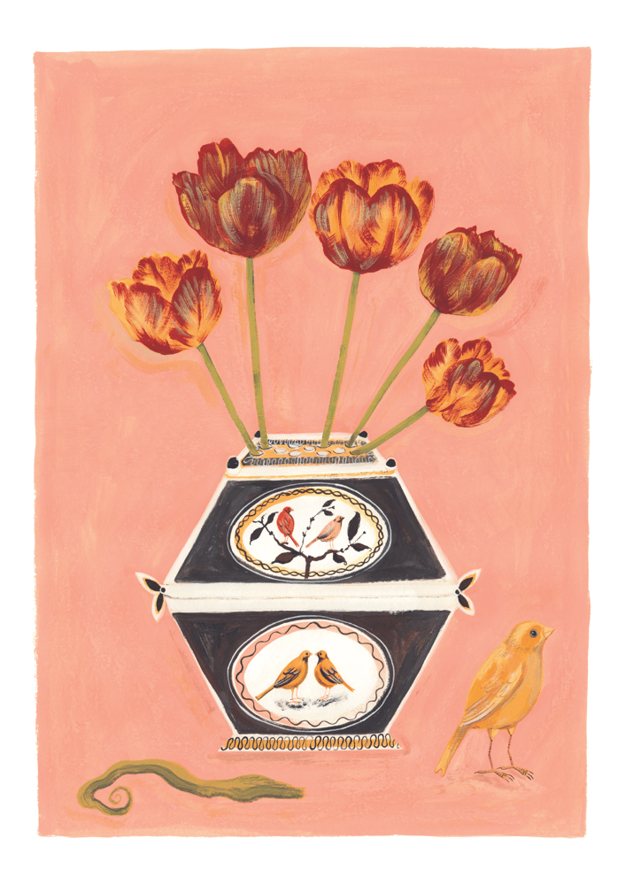 Image of A3 Canary Caddy Print