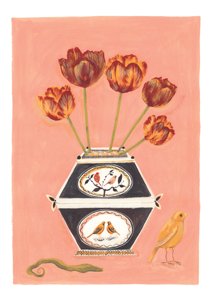 Image of A3 Canary Caddy Print