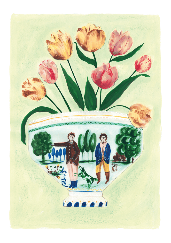 Image of A3 Roaming the Grounds print