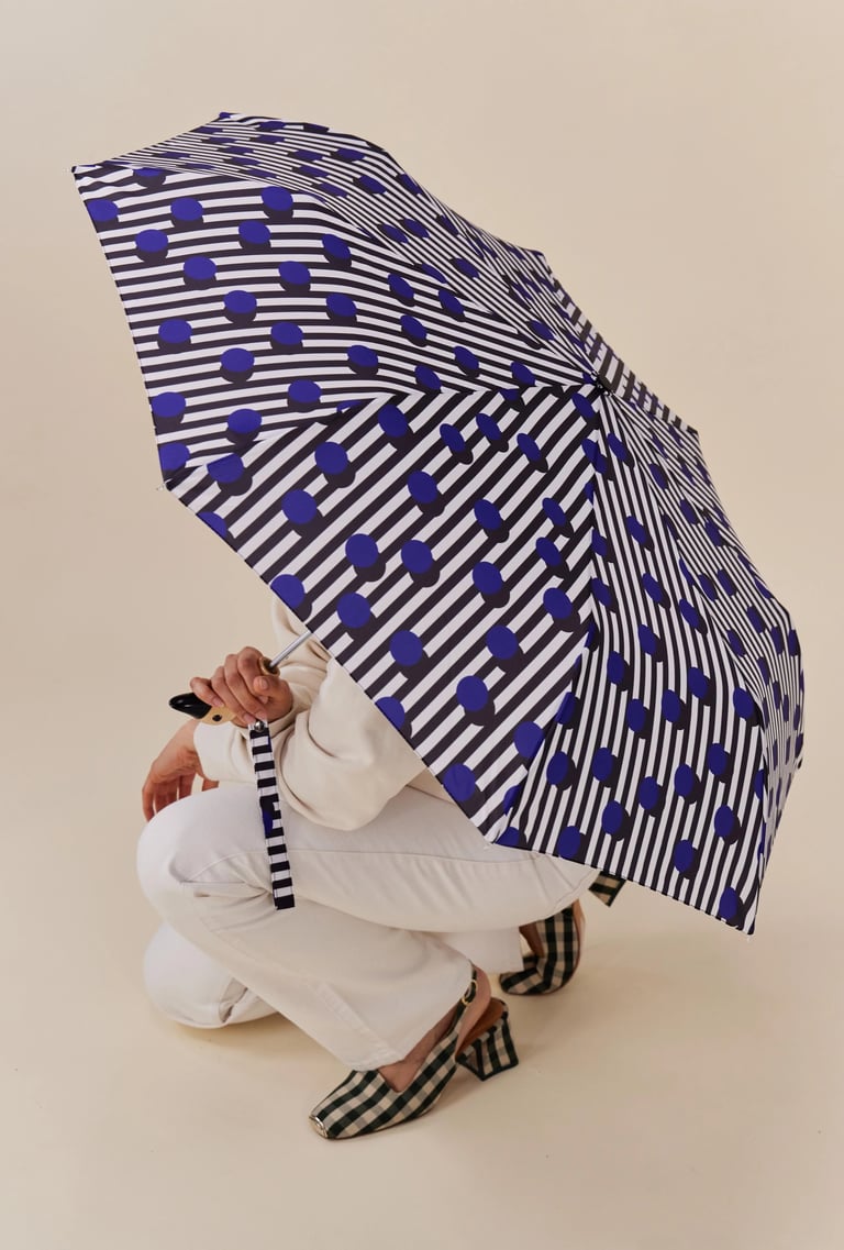 PARAPLUIE CANARD POLKA STRIPE, ORIGINAL DUCKHEAD Image 3
