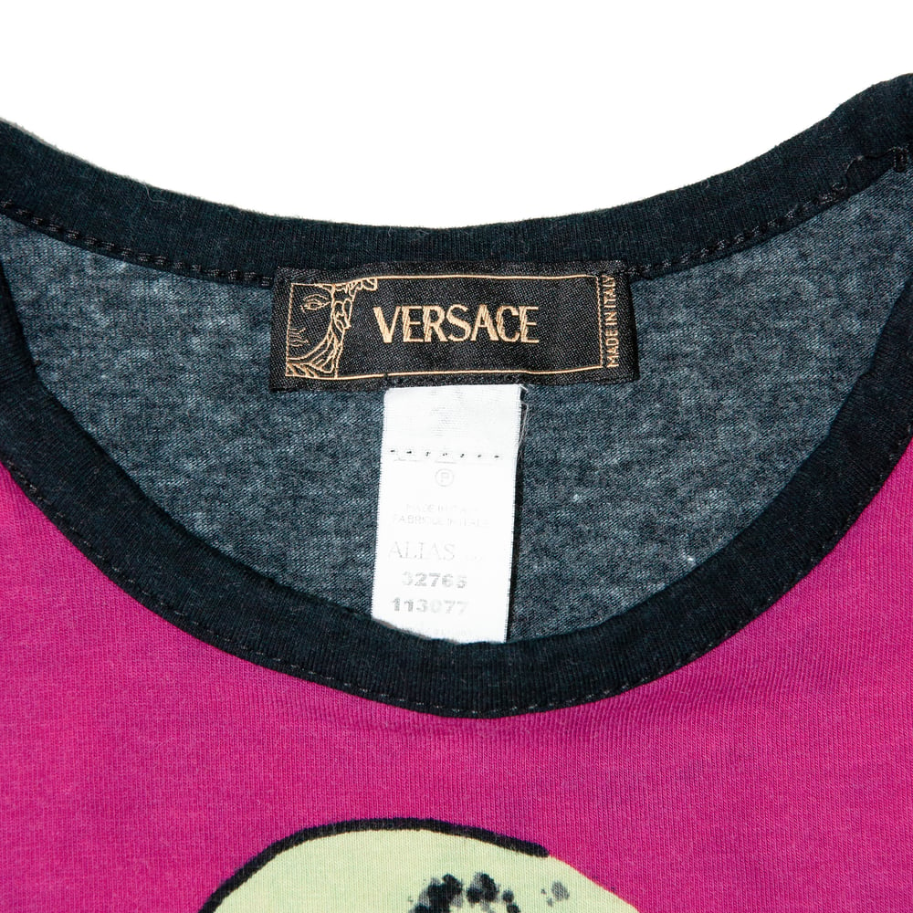 Image of Versace 2004 Donatella 'Pleased To Meet You' T-shirt