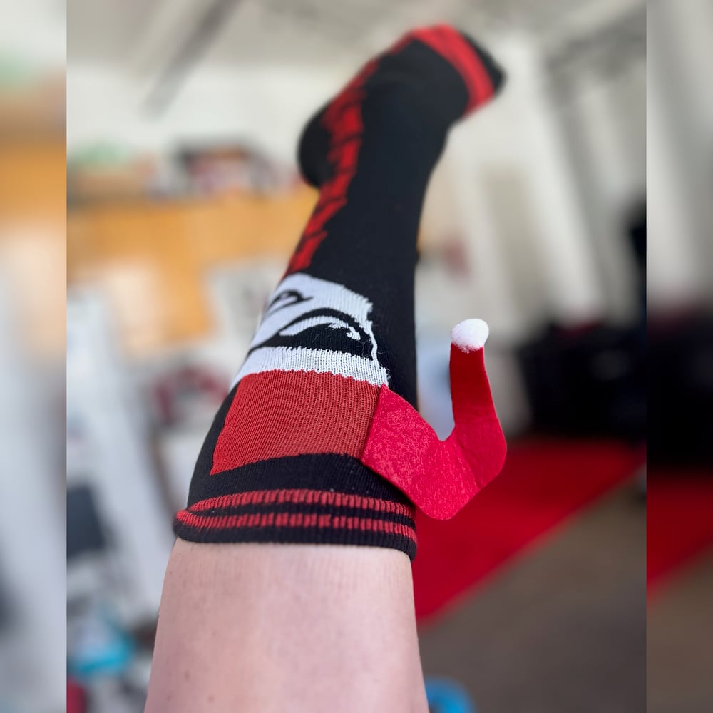 Worn Harley Quinn Socks + Free Signed 8X10