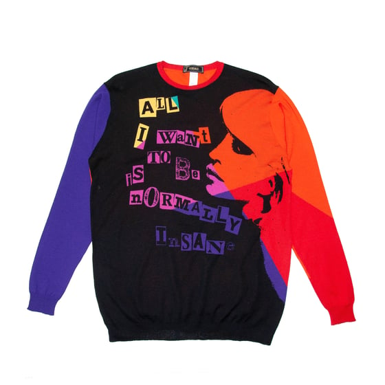 Image of Versace 2004 'Normally Insane' Long Sleeve Knit