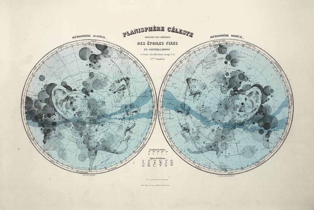Image of Planisphère Céleste Limited Edition Print