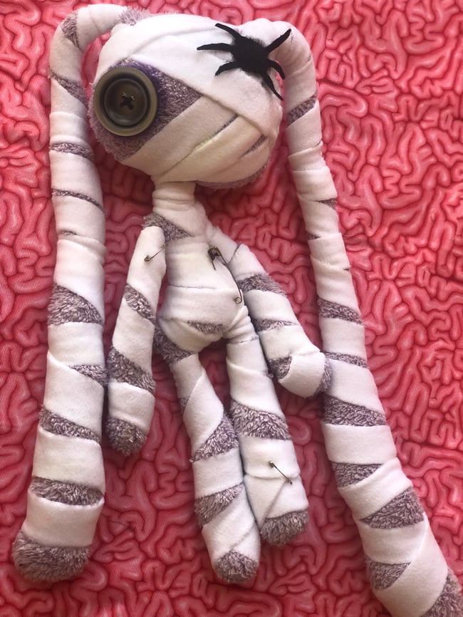 SOLD Bunny mummy 
