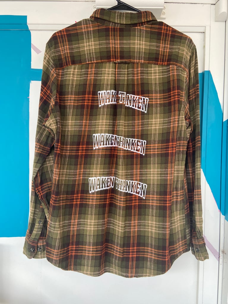 Orange & Brown Flannel - FW22 Image 2