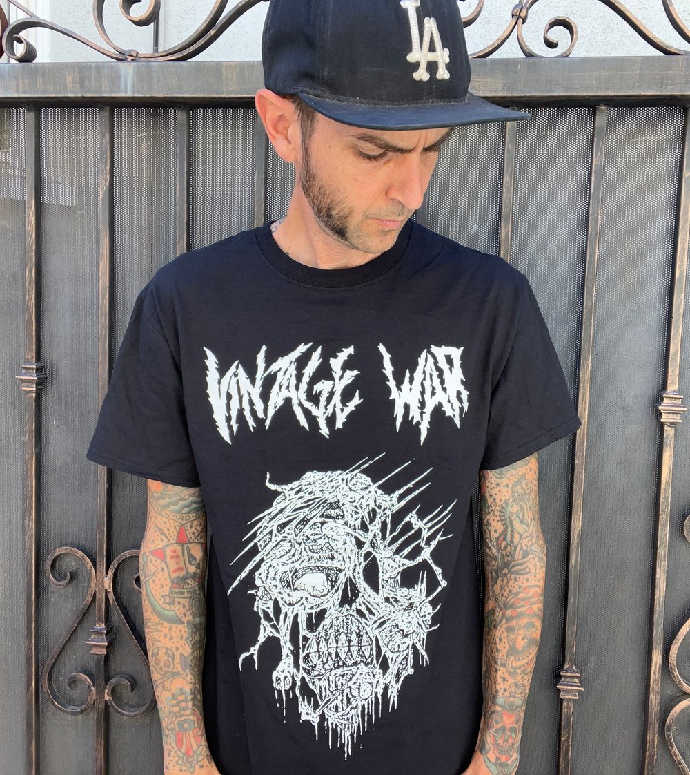Vintage War - Mangled Skull T-Shirt