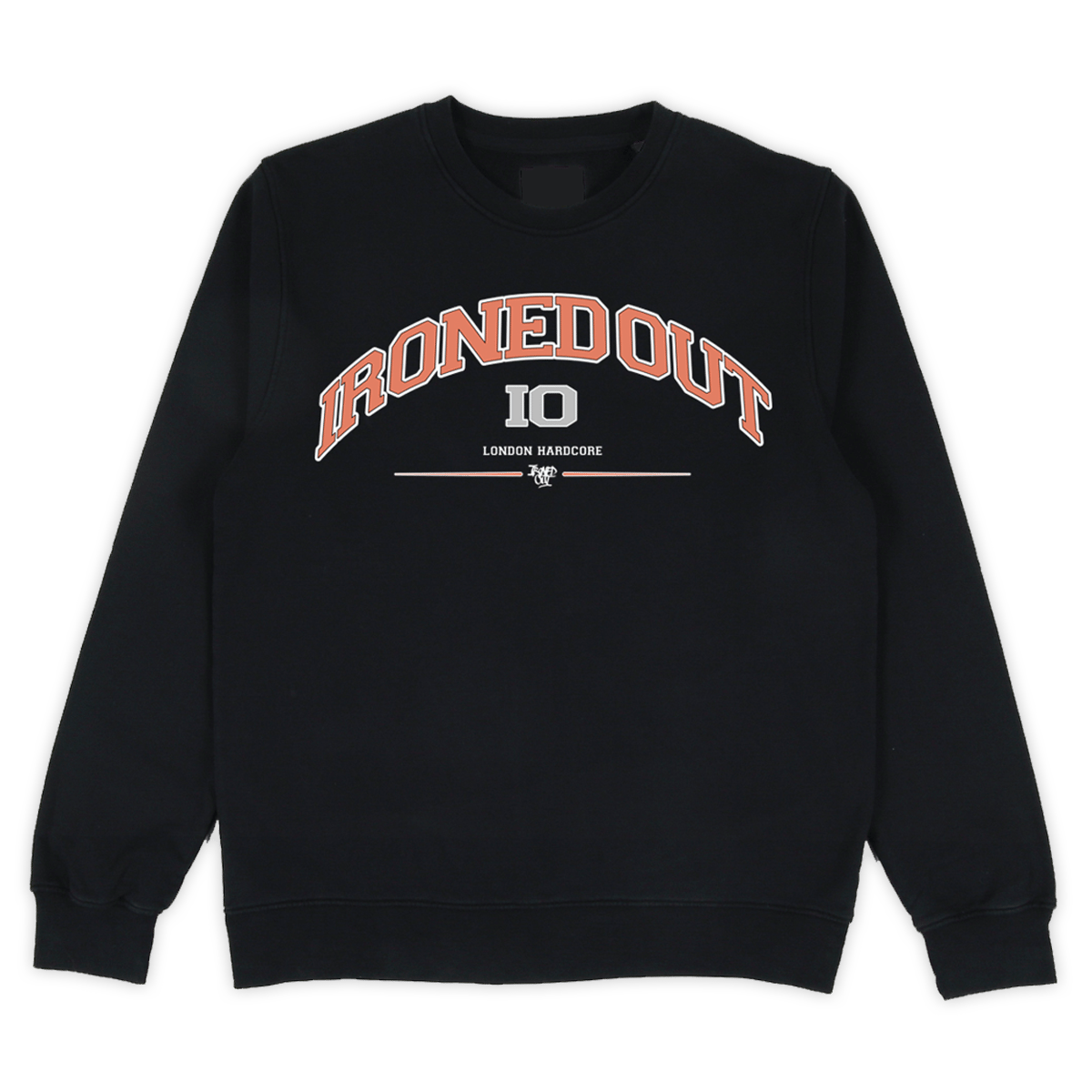 Ironed Out Crewneck Sweatshirt [BLACK] | Ironed Out
