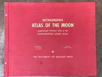 Image 1 of RARE Orthographic Atlas of the Moon