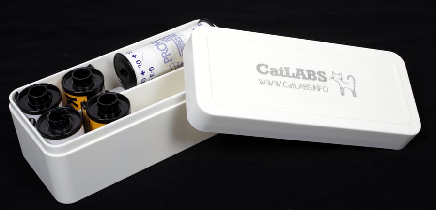 Image of CatLABS Film Box (for up to 10 rolls of 35mm or 8 rolls of 120)