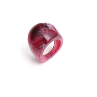 Image 4 of Stylish Bold Fashion Acrylic Rings set of 2