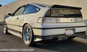 Image of 90-91 Honda CRX (CR-X) Rear Lip Valence Set FRP A01061