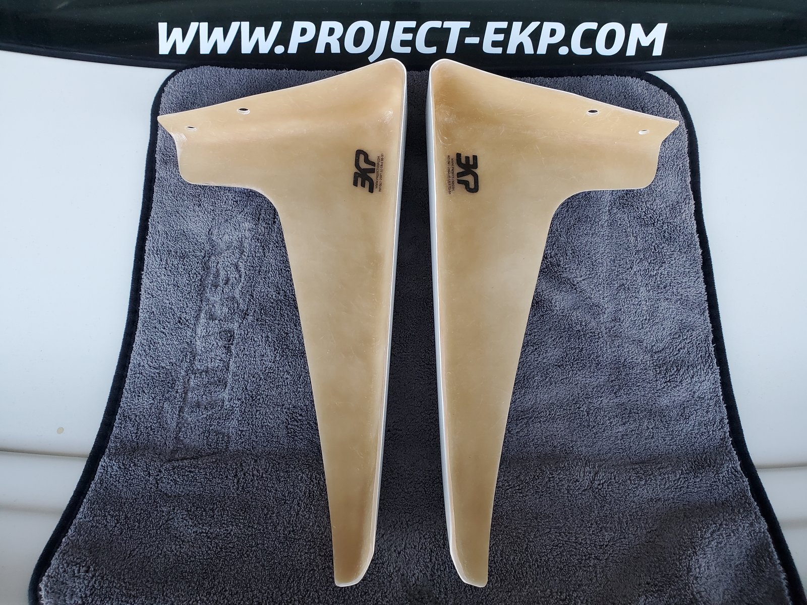 90-91 Honda CRX (CR-X) Rear Lip Valence Set FRP A01061 | Project EKP