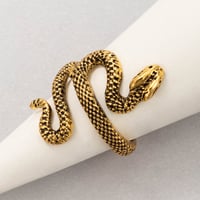 Image 3 of Unisex Fashion Snake Punk Adjustable Ring 