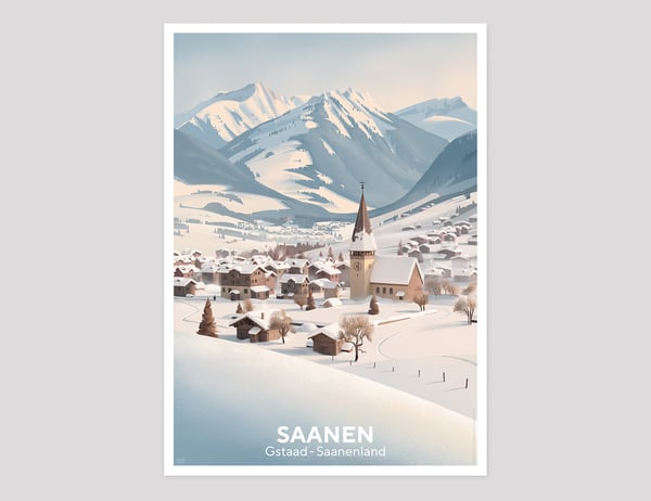 Image of Affiche - Saanen