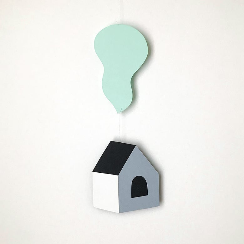 Image of House & Smoke, paper mobile