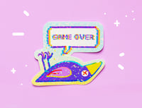 Image 1 of GAME OVER Holographic Dead Bird Sticker