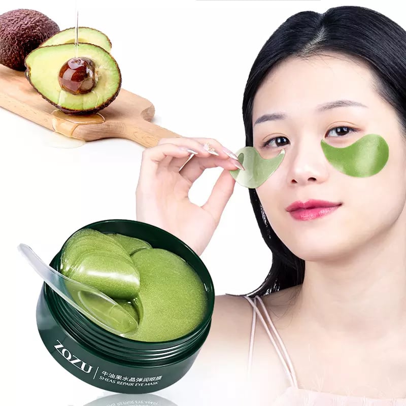 Avocado collagen moisturaizing gel eye patches pearlcare skin