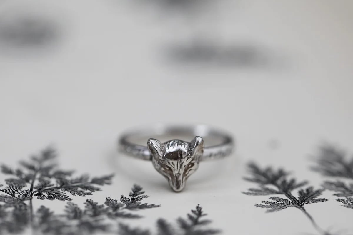 Image of *SALE - was £145* Silver fox ring