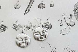 Image of *SALE* full moon earrings