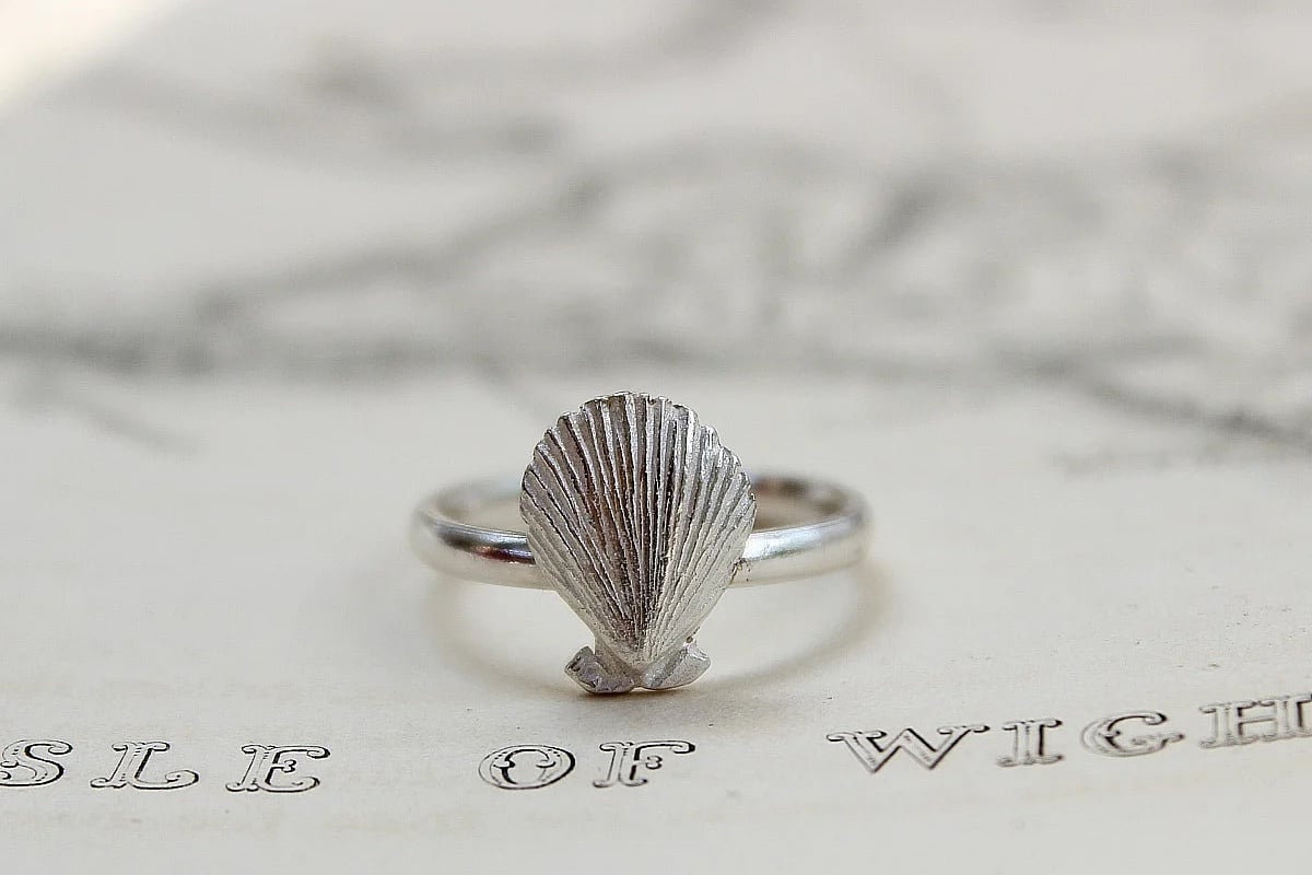 Image of *SALE* scallop shell ring