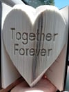 Together Forever Folded Book Art 