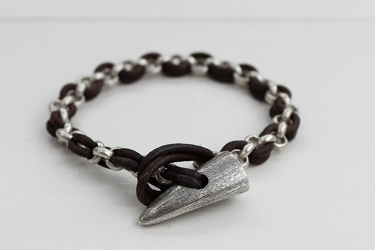 Mens Leather Bracelet