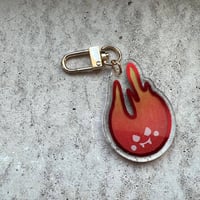 Image 4 of Fireball Acrylic Keychain