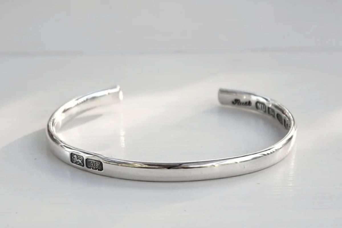 Silver bangles for sale mens with price