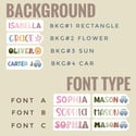Custom Waterproof Name Stickers 