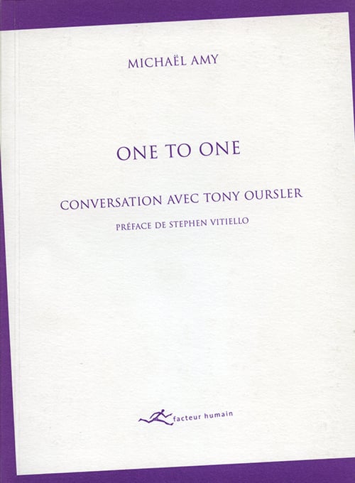 One to One — Conversation avec Tony Oursler