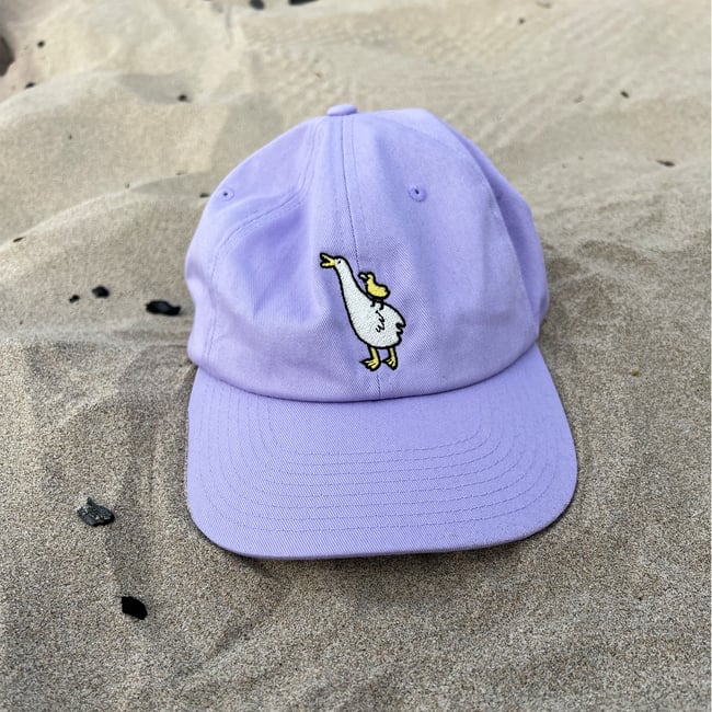 出塊二週年！之！淺紫色鳥媽媽鳥寶寶帽💜