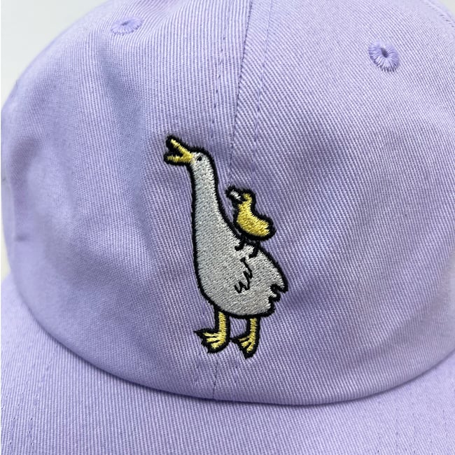 出塊二週年！之！淺紫色鳥媽媽鳥寶寶帽💜