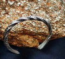Image 1 of Stamped "Tumbleweed" Twisted Stacker bracelet 