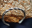 Image 1 of Stamped "Tumbleweed" Twisted Stacker bracelet