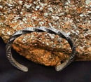 Image 3 of Stamped "Tumbleweed" Twisted Stacker bracelet 