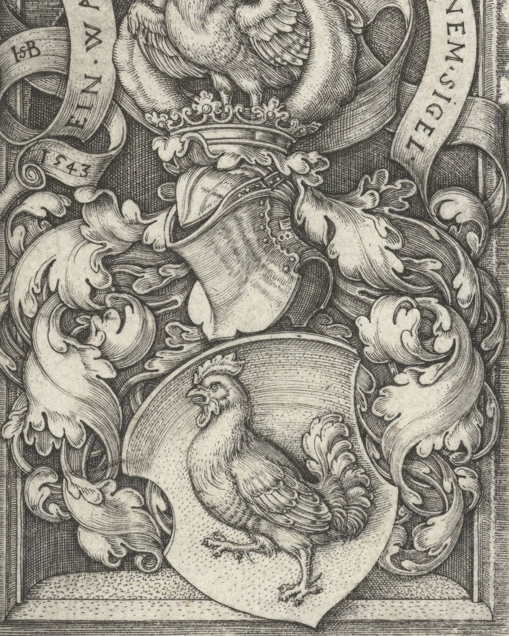''Weapon with an eagle on a shield'' (1543)