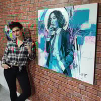 Image 1 of Original Painting - 'Aint No Saint'