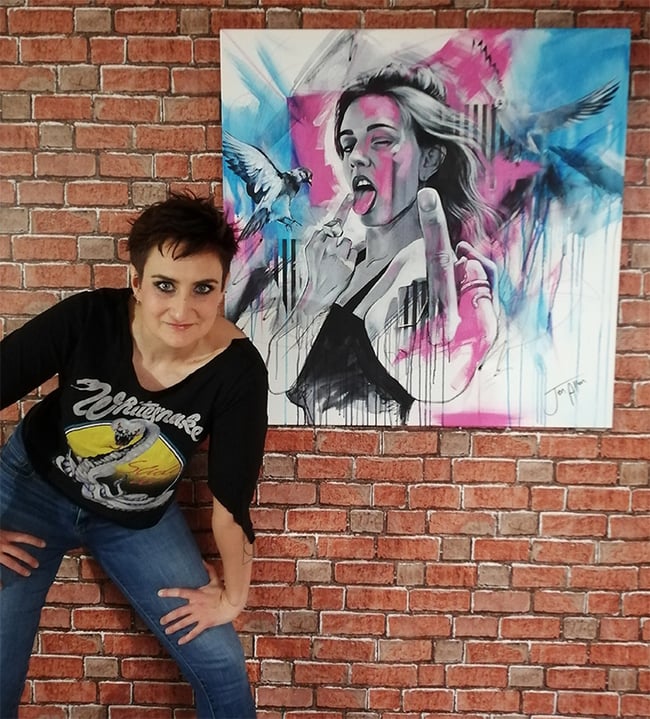 Original Painting<BR>'Fly Off!'<BR>