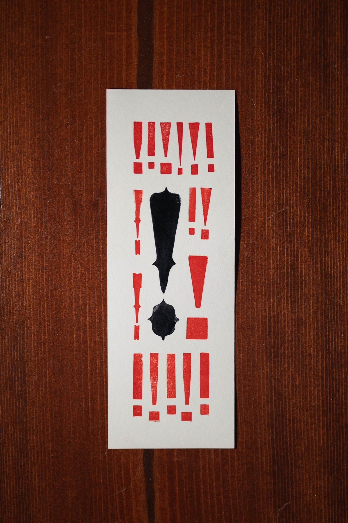 Image of Exclamation Bookmark